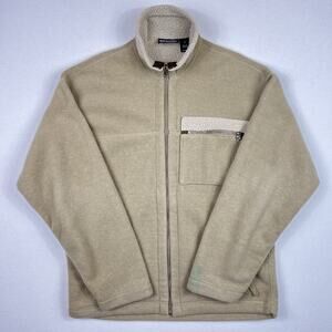 Patagonia Synchilla Beige Full Zip Jacket Made In USA Men’s Medium